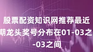 股票配资知识网推荐最近7期龙头奖号分布在01-03之间